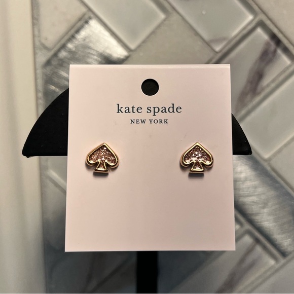 kate spade Jewelry - SALE💐 Kate Spade Everyday Spade Rose Gold Earrings